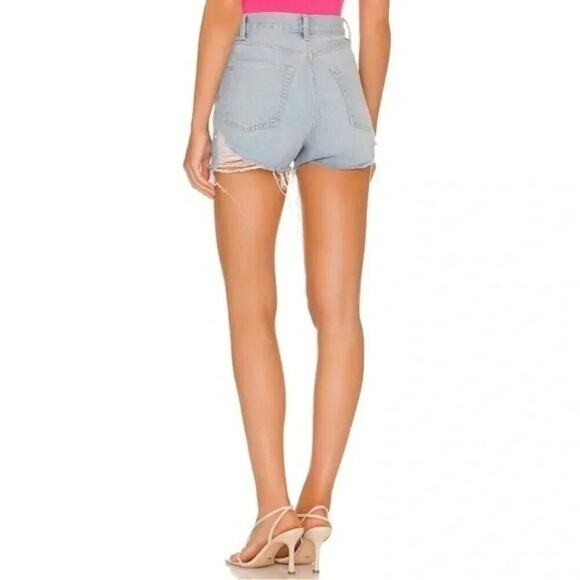 Lovers and Friends Austin Super High Rise Cut Off in Miami B1211 - Picture 2 of 6